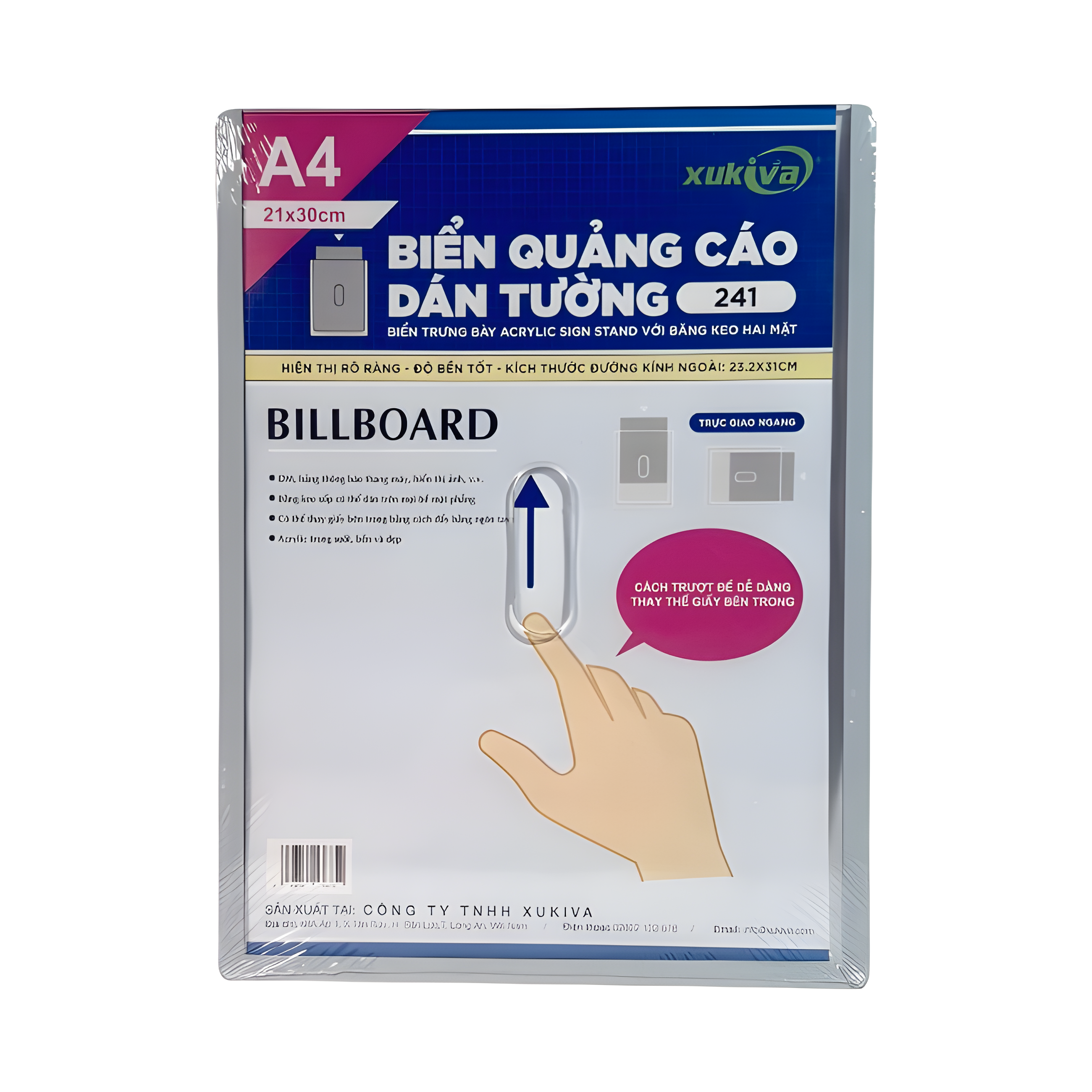 Biển quảng cáo dán tường 241